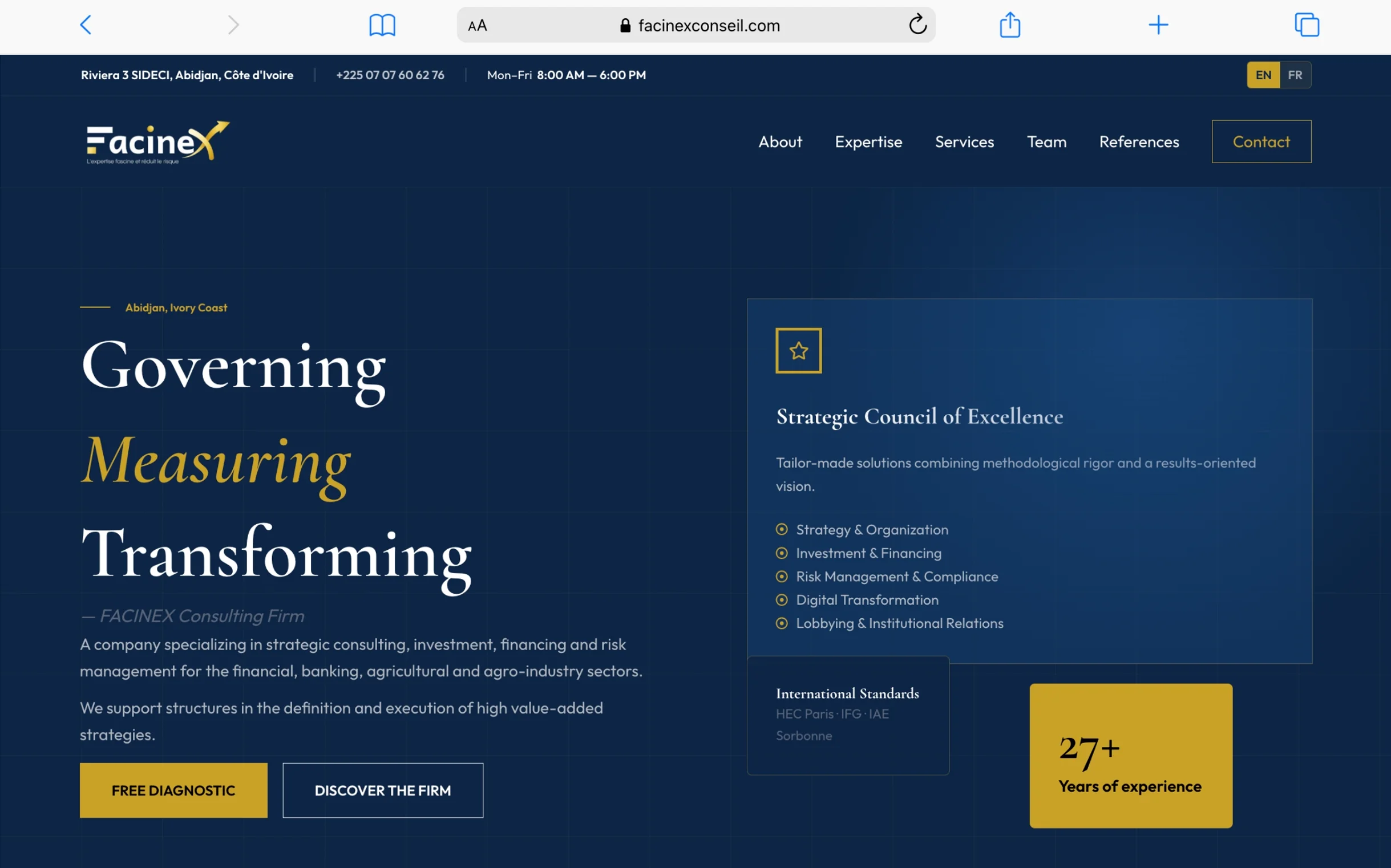 Facinex Conseil Portal